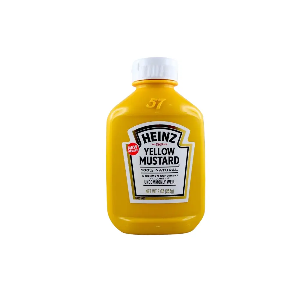 Heinz Fs Yellow Mustard 16/9oz