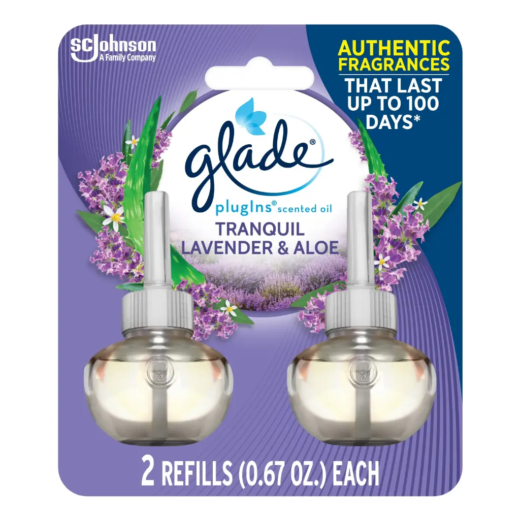Glade PISO Tranquil Lavender & Aloe 2 Refill 6/1.34oz