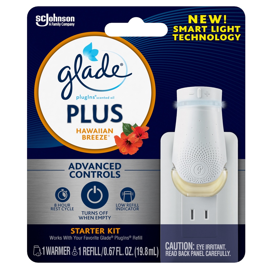 Glade PISO Plus Hawaiian Breeze Warmer + Refill 5/0.67oz