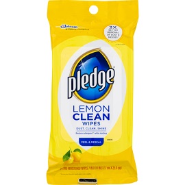 Pledge Lemon Wipes 12/24Ct