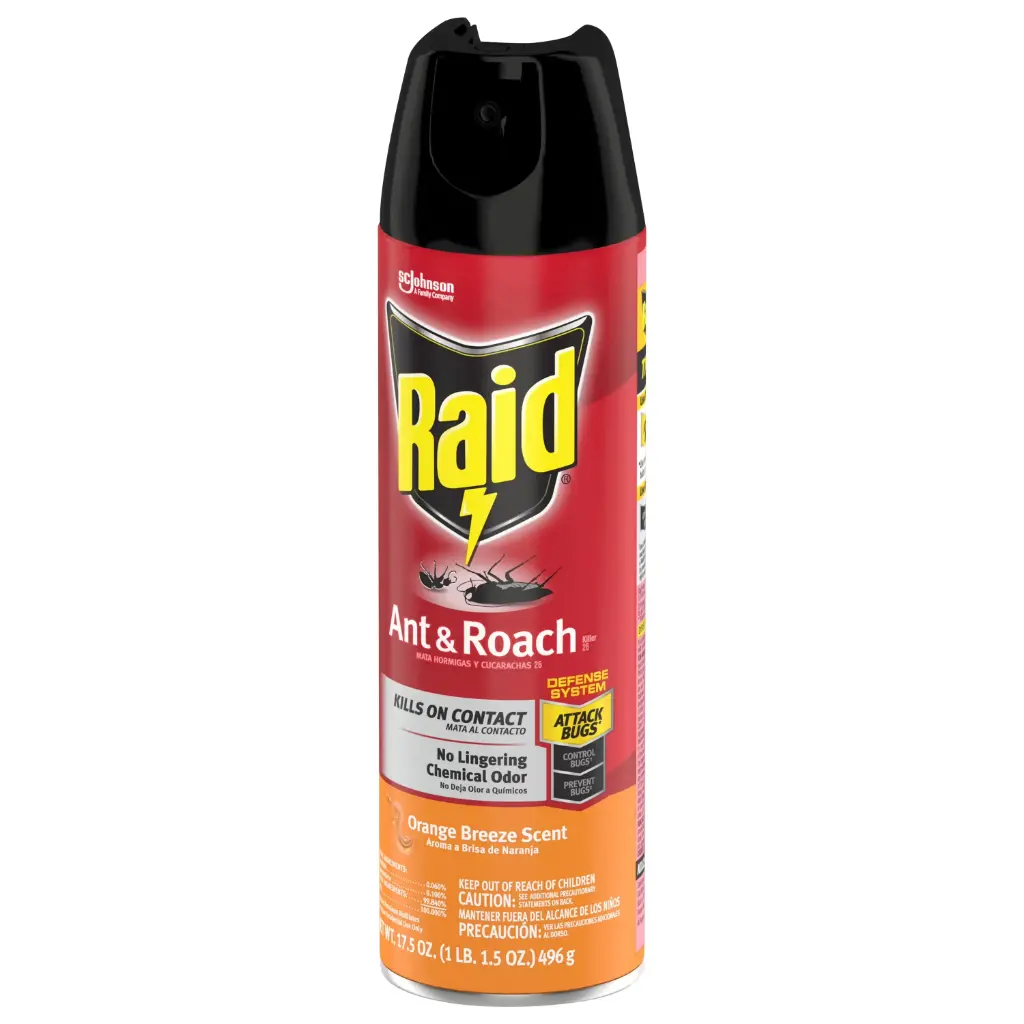 Raid Ant & Roach Killer 26 Orange 12/17.5oz