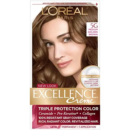 Excellence Creme Medium Gold Brown #5G