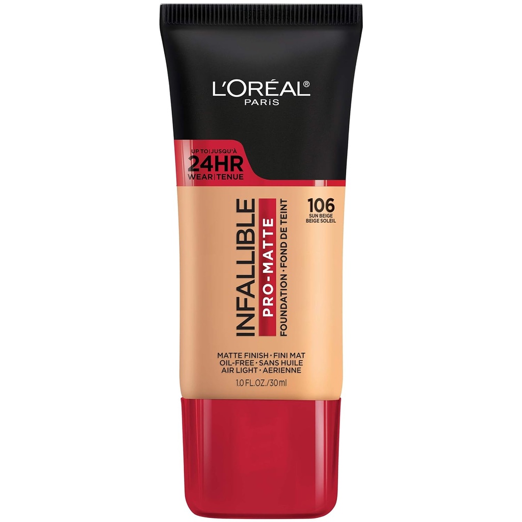 Infallible Pro-Matte Foundation Sun Beige #106