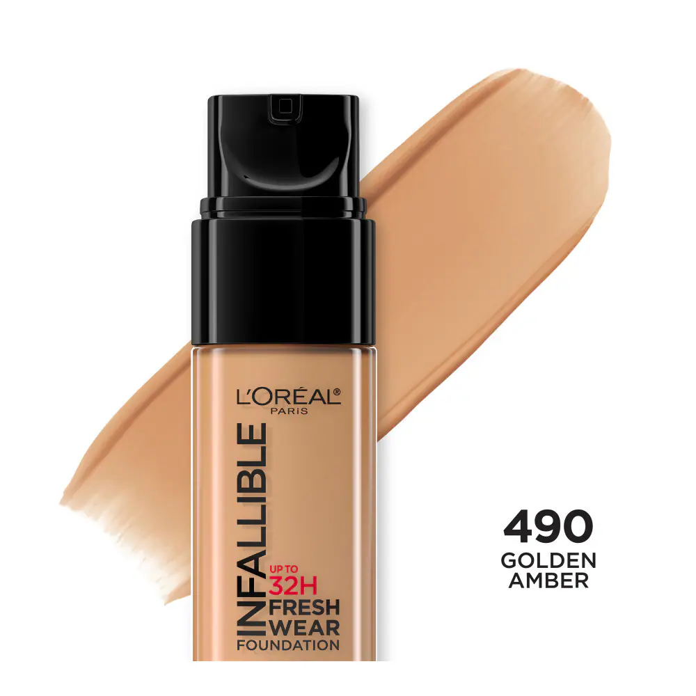 Infallible 32Hr FW Foundation Golden Amber #490