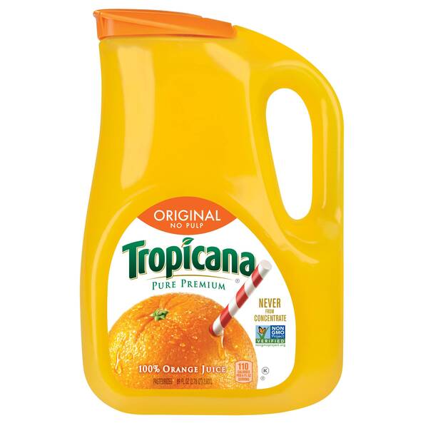 Tropicana No Pulp Orange Juice 6/89Oz