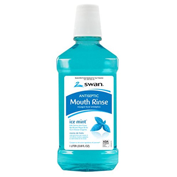 Swan Antiseptic Blue Mint Mouth Rinse 1Lt 