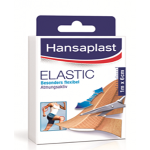 Hansaplast Pleisters - Elastic 1m x 6cm