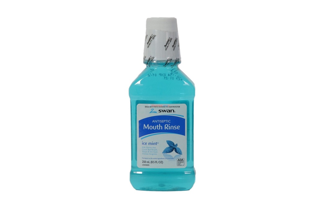 Swan Antiseptic Blue Mint Mouth Rinse 250ml