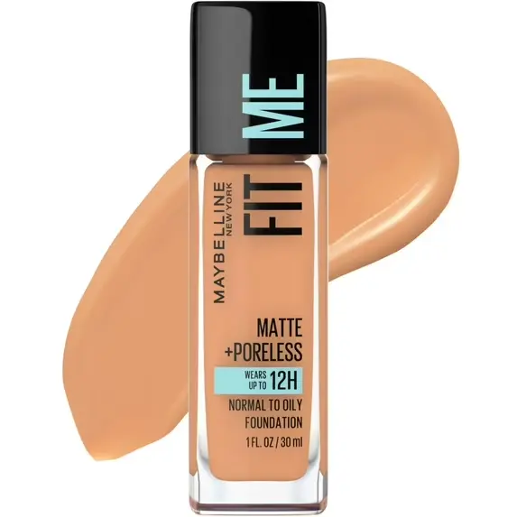 Fitme Matte+Poreless Foundation - Warm Honey #322