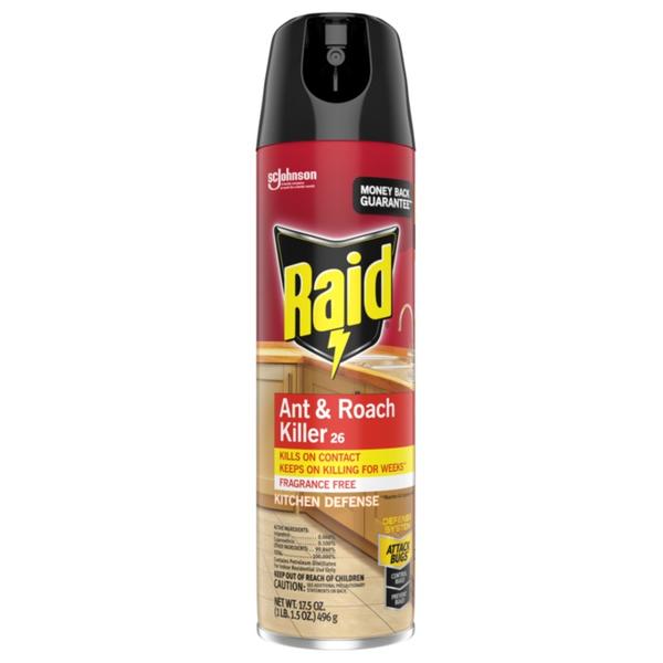 Raid Ant & Roach Fragrance Free 12/17.5oz