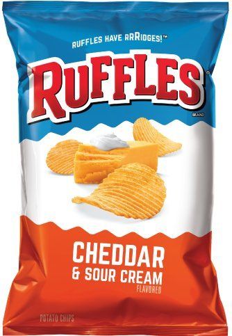 Frito Lay Ruffles Cheddar & Sour Cream 15/6.5 Oz