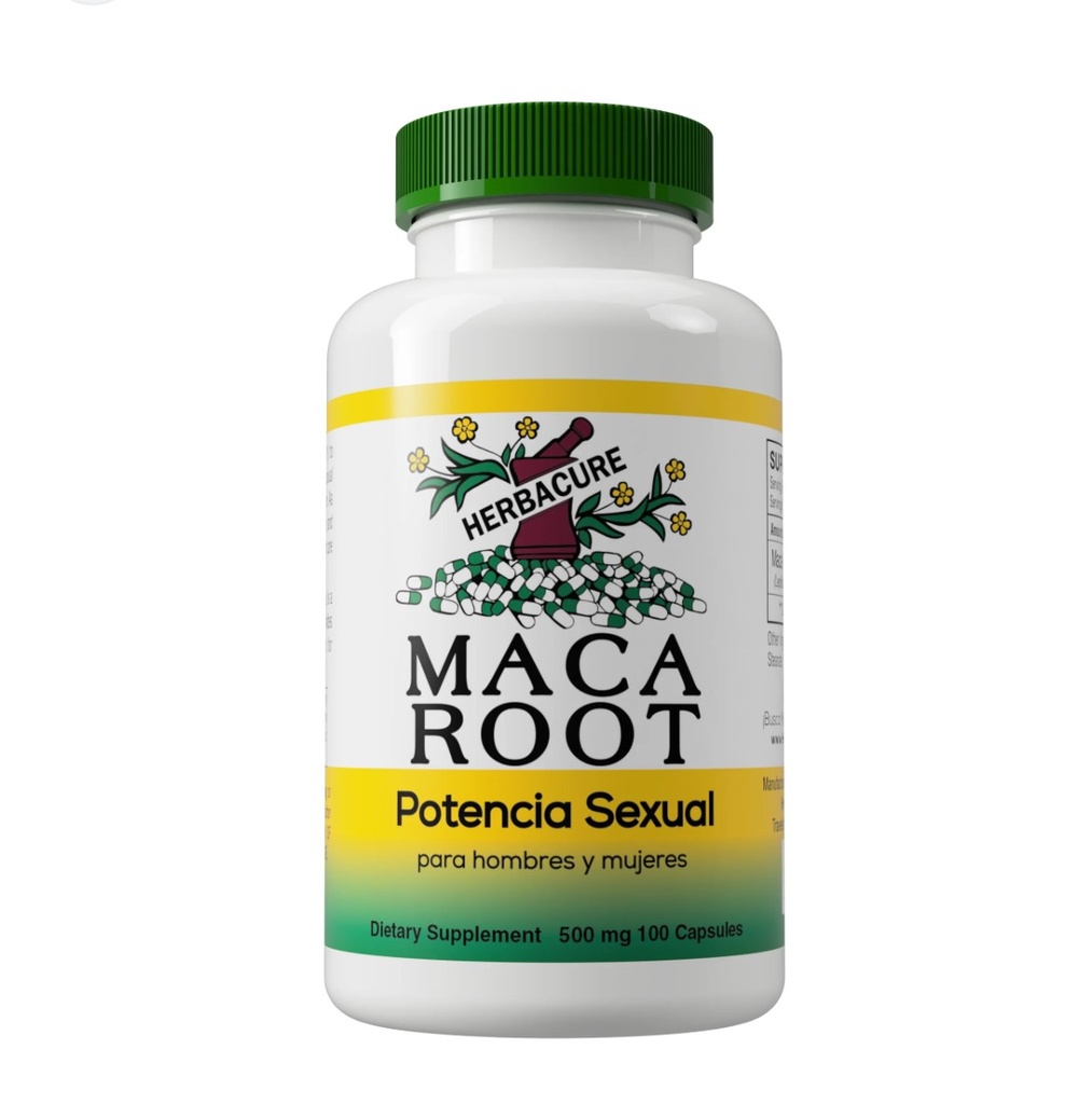 Maca Root 500mg (100 Capsules)