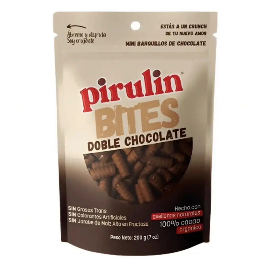 Pirulin Bites Doble Chocolate 12 Pk 200Gr