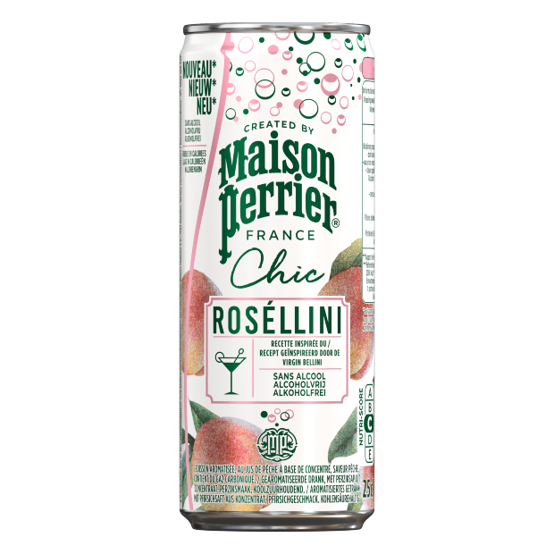 Maison Perrier Chic Mocktail Rosellini Can 6X4Pk/25cl