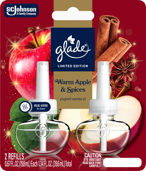 Glade PISO Warm Apple & Spices 2 Refill 6/1.34oz 
