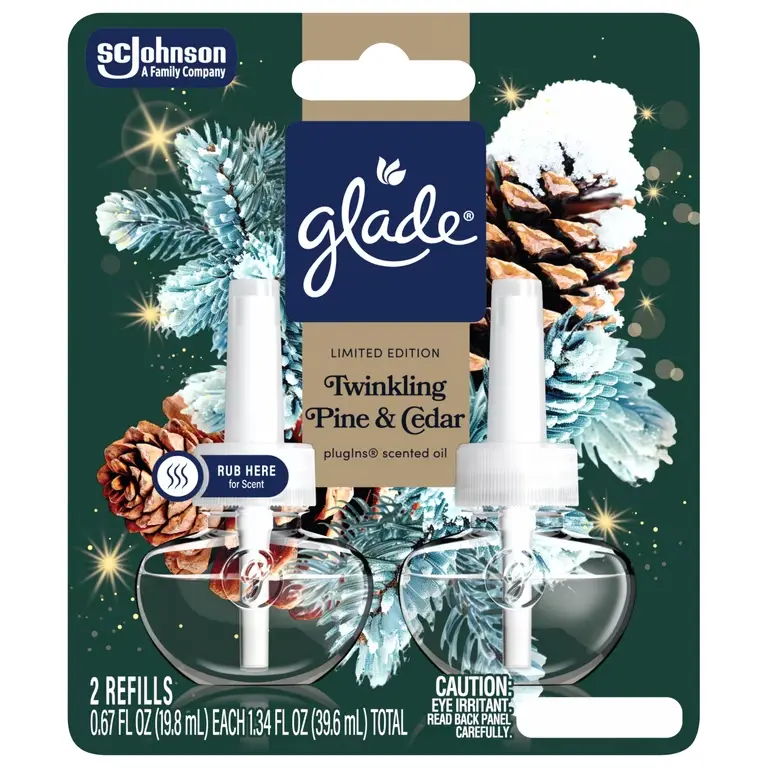 Glade PISO Twinkling Pine & Cedar 2 Refill 6/1.34oz    