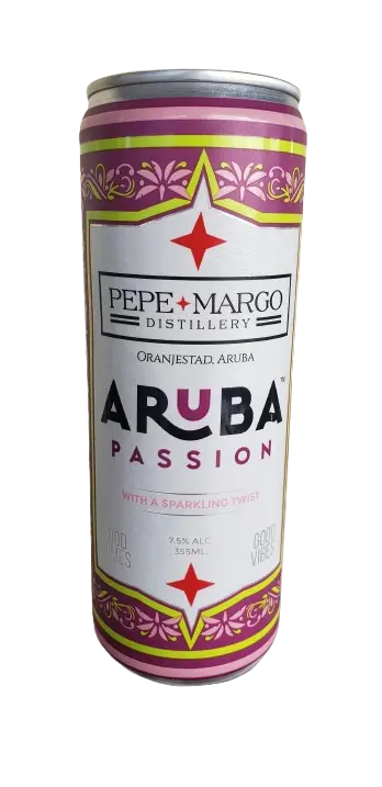 Aruba Passion Fruit Sparkling Canned Cocktail 12/12oz