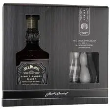 Jack Daniels Single Barrel Glass Giftpack 6/70cl 