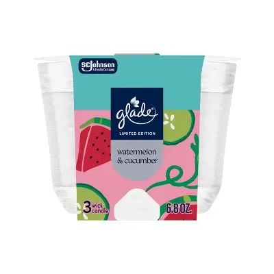 Glade Candle Watermelon Cucumber 3/6.8oz