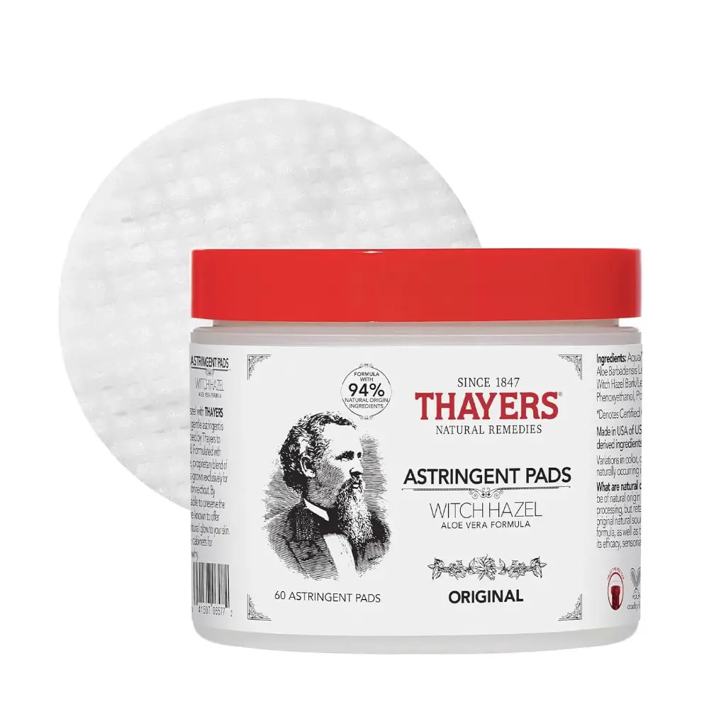 Thayers Astringent Pads Original 60ct