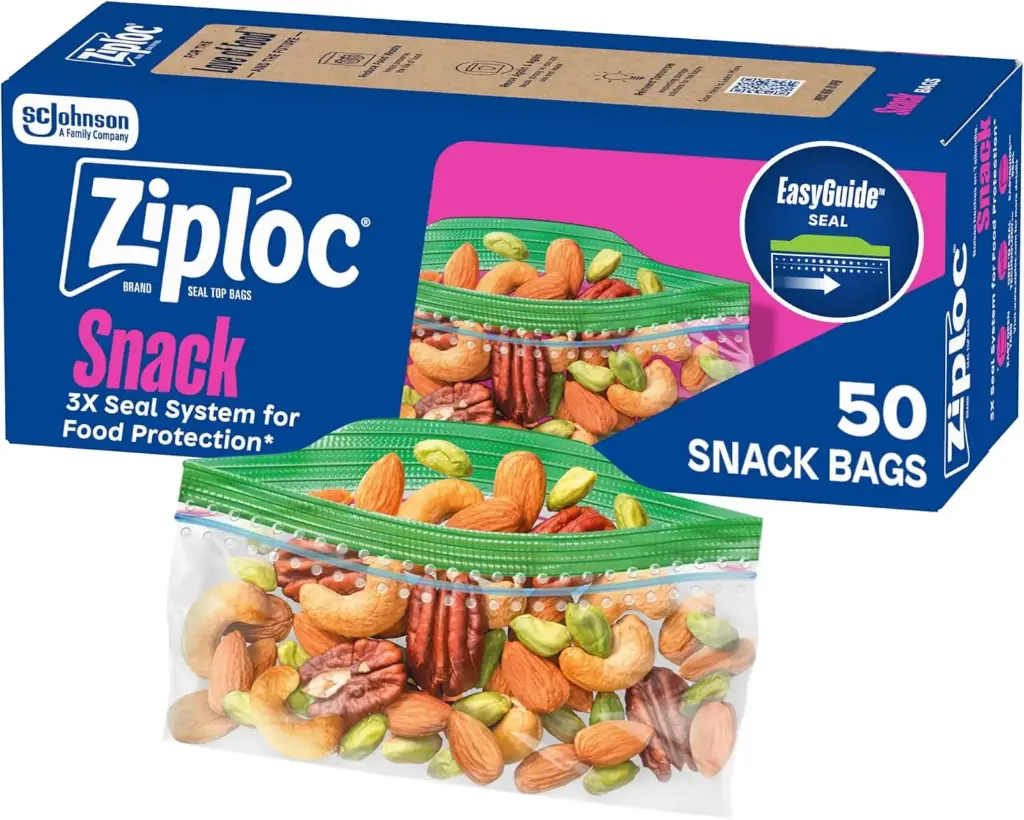 Ziploc Snack Bags 12/50Ct 