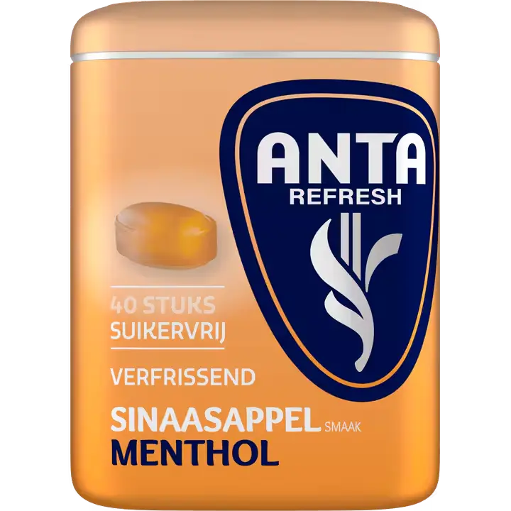 Anta Refresh Sinaasappel Suikervrij 12x72g 
