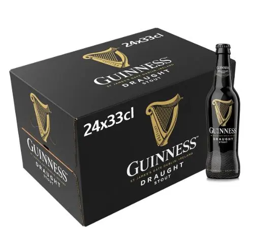 Guinness Draught Bottle 1x24pk/33cl 