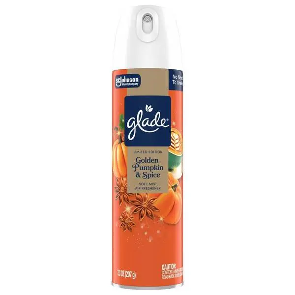 Glade Aerosol Golden Pumpkin & Spice 6/7.3oz  