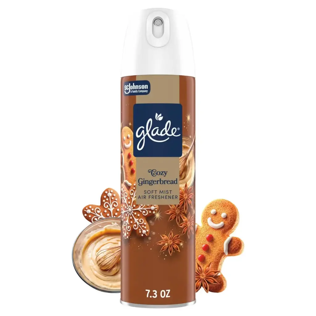 Glade Aerosol Cozy Ginger Bread 6/7.3oz   