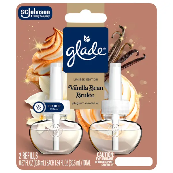 Glade PISO Vanilla Bean Brulee 2 Refill 6/1.34oz   