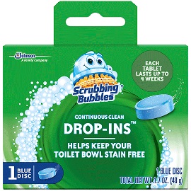 [1900-SJ-00191] Scrubbing Bubbles Vanish Blue Drop Ins 12/1.7oz