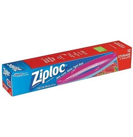 [1900-SJ-01143] Ziploc Storage Jumbo Bags 9/12Ct