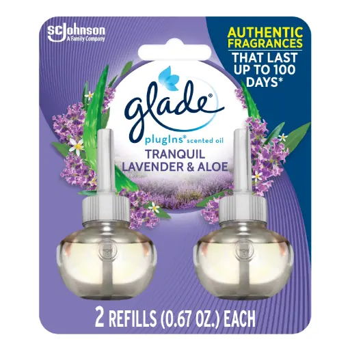 [1900-SJ-01734] Glade PISO Tranquil Lavender & Aloe 2 Refill 6/1.34oz