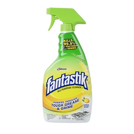 [1900-SJ-71630] Fantastik Scrubbing Bubbles Anti-Bacterial Lemon 8/32oz