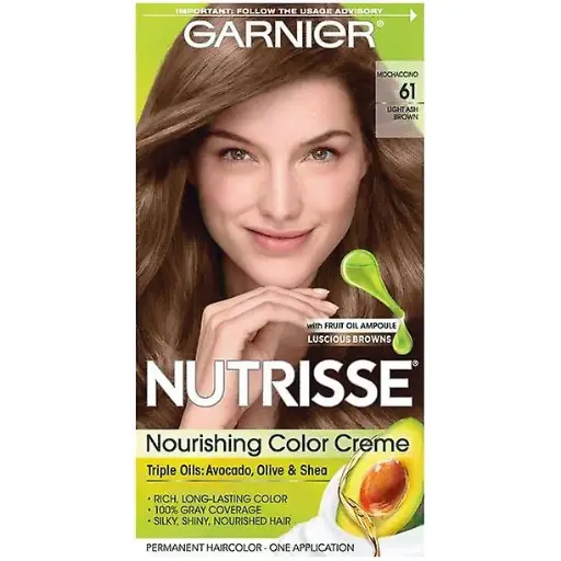 [2200-GA-24265] Nutrisse Light Ash Brown #61