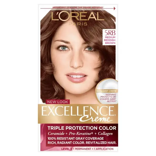 [2200-LO-21058] Excellence Creme Med Reddish Brown #5Rb