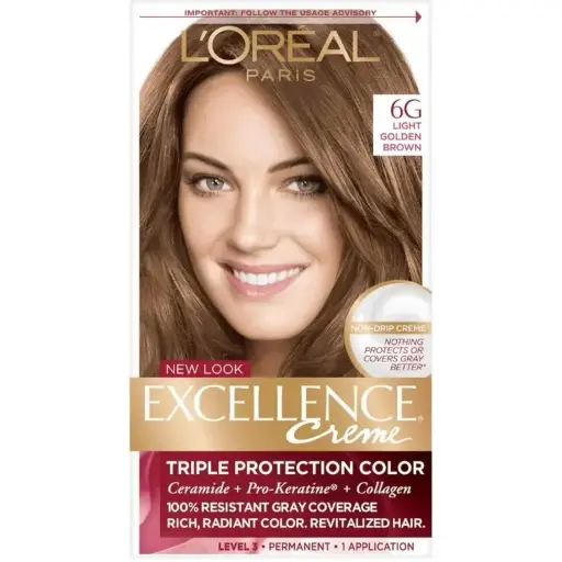 [2200-LO-21061] Excellence Creme Light Gold Brown #6G