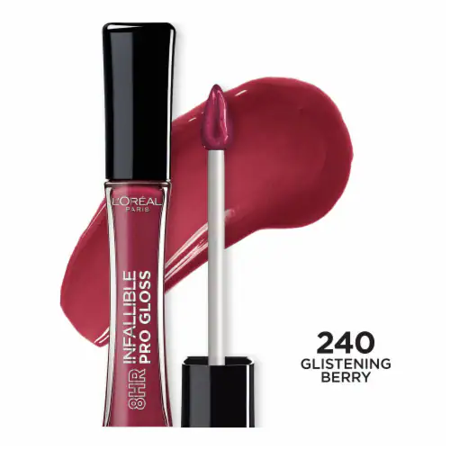 [2200-LO-21604] Infallible Lip Gloss Glistening Berry #240