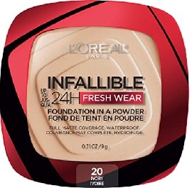[2200-LO-62775] Infallible Fresh Wear Powder Ivory #20