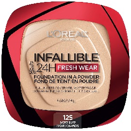 [2200-LO-62778] Infallible Fresh Wear Powder Ivory Buff #125