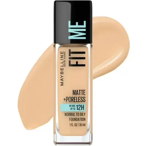 [2200-MY-43816] Fitme Matte+Poreless Foundation - Warm Nude #128