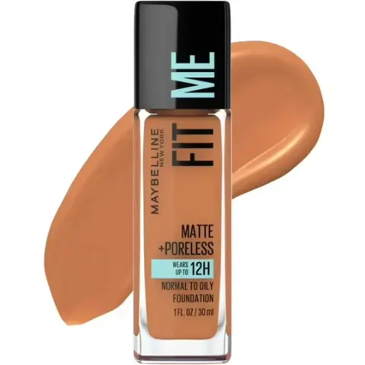 [2200-MY-46650] Fitme Matte+Poreless Foundation - Spicy Brown #338