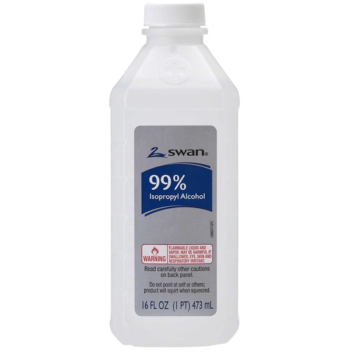 [2400-VJ-41030] Swan Isopropyl Alcohol 99% 16oz