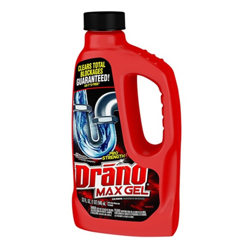 [1900-SJ-00117] Drano Max Gel Clog Remover 12/32oz