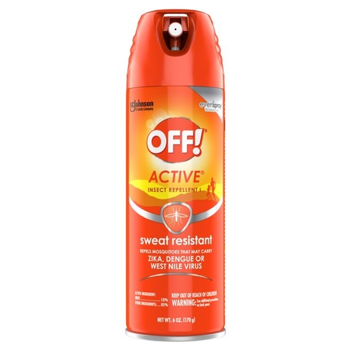 [1900-SJ-01810] Off Active Insect Repellent Aerosol 12/6oz