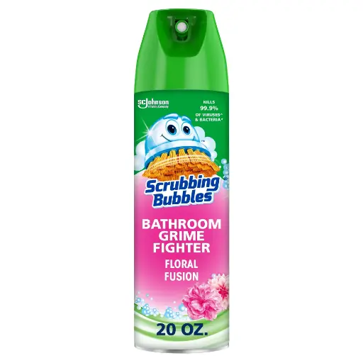 [1900-SJ-00577] Scrubbing Bubbles Bathroom Grime Fighter Floral Fusion Aerosol 12/20oz