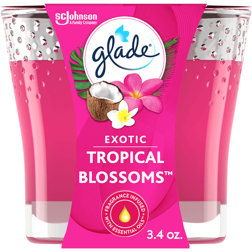 [1900-SJ-01797] Glade Candle Exotic Tropical Blossom 3/6.8oz