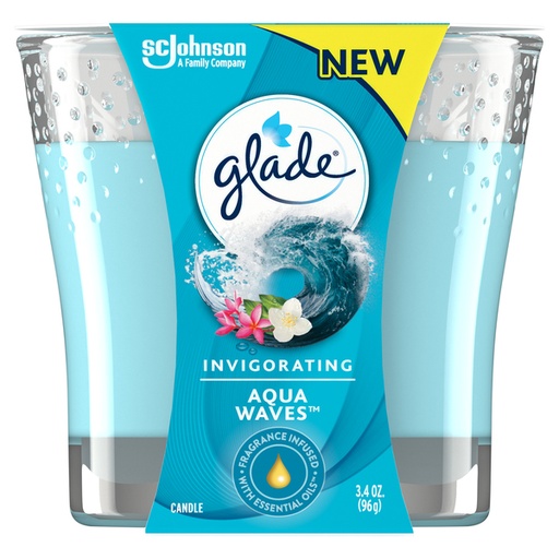 [1900-SJ-02888] Glade Candle Aqua Waves 3/6.8oz