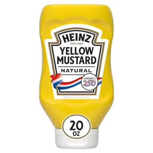[1500-HZ-02180] Heinz Yellow Mustard 12/20oz