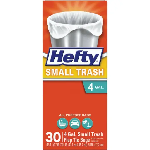 [1900-HF-20119] Hefty Twist Tie Small Garbage 12/30ct 4g